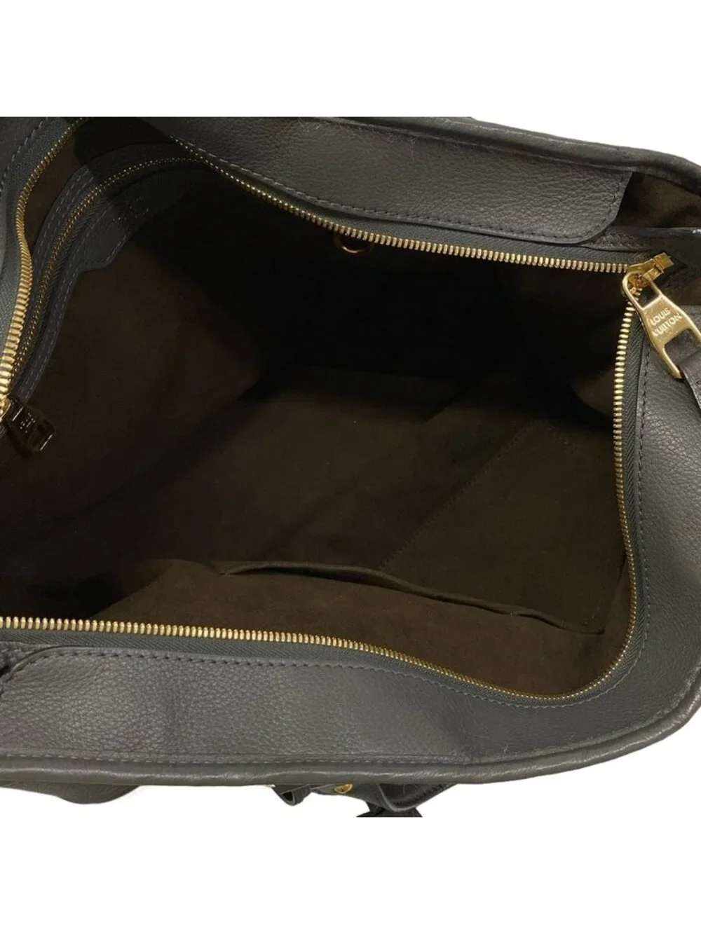 Louis Vuitton Handbag Mahina Stella GM Anthracite Leather